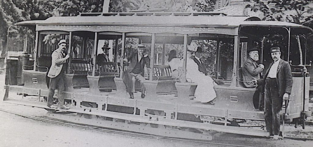 Trolley in the Square Trolley in the Square